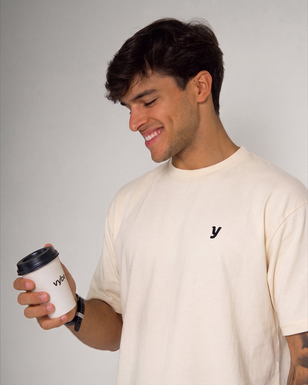 Camiseta Oversized Lifestyle - Off-White
