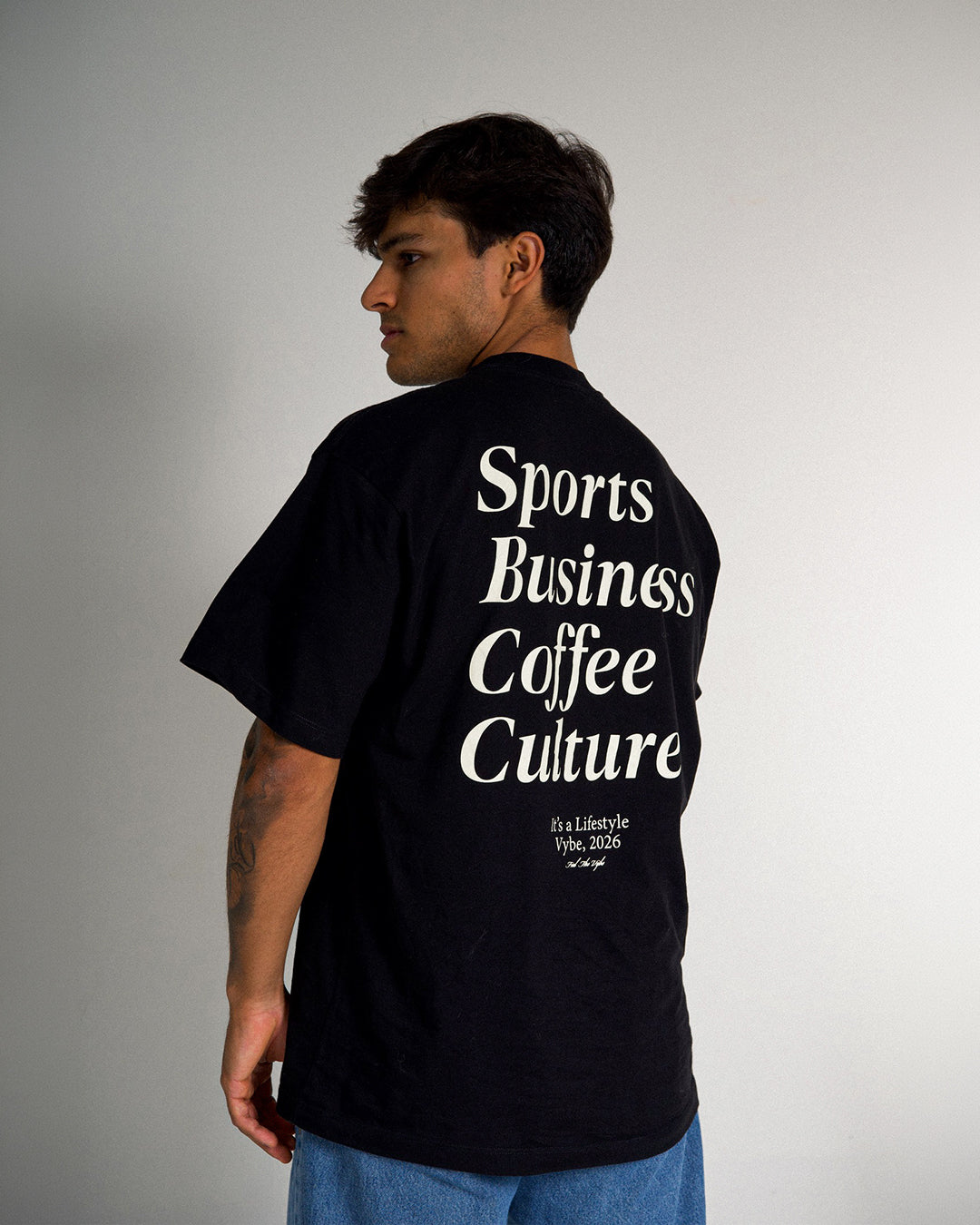 Camiseta Oversized Lifestyle - Preta