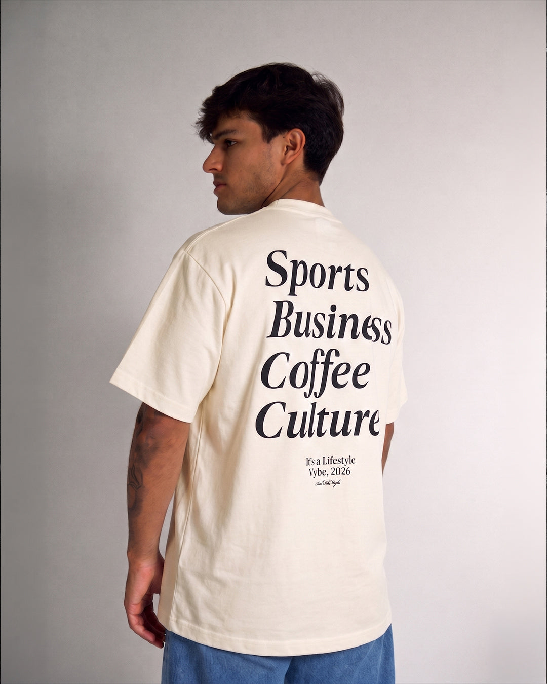 Camiseta Oversized Lifestyle - Off-White