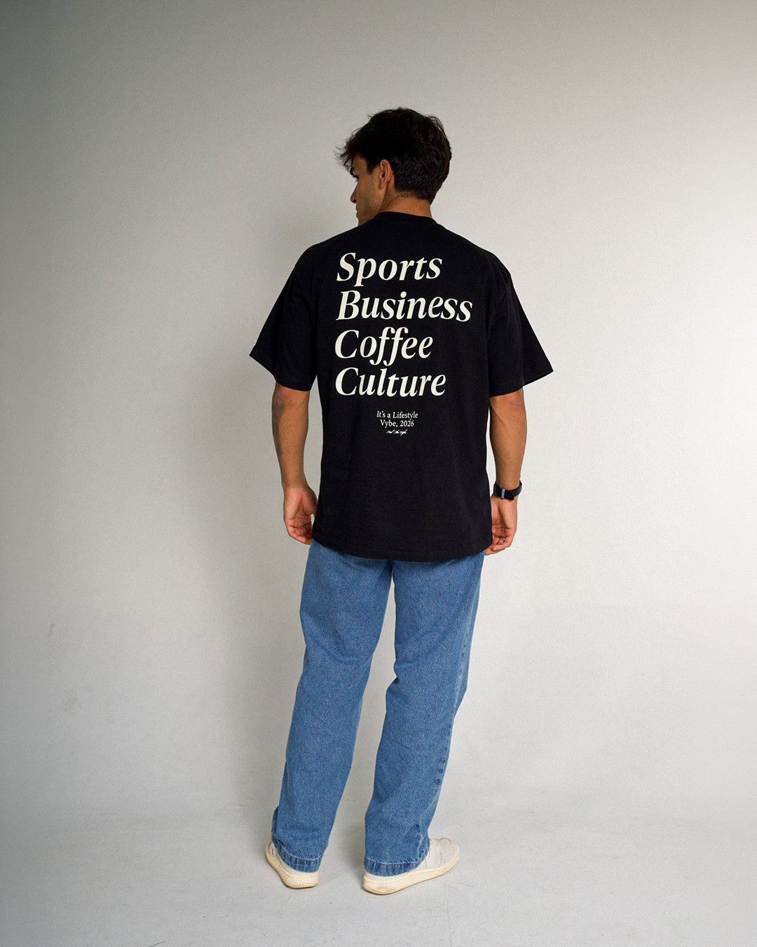 Camiseta Oversized Lifestyle - Preta