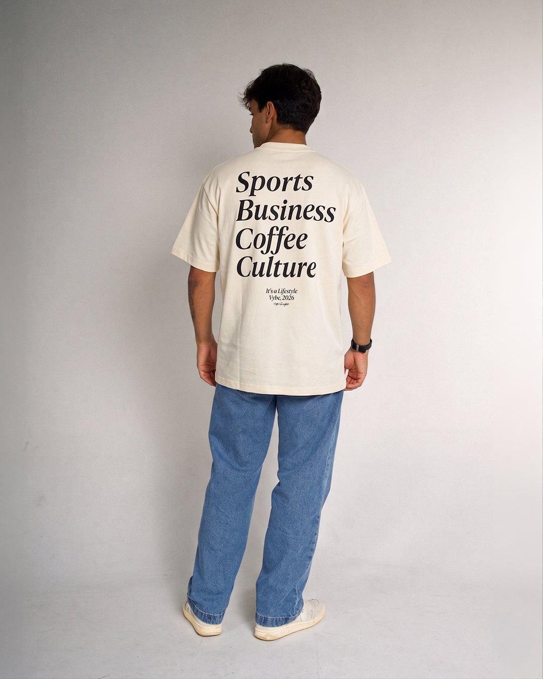Camiseta Oversized Lifestyle - Off-White